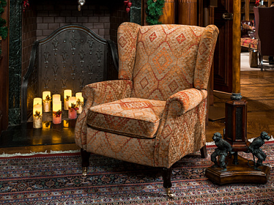Каминные кресла в английском стиле