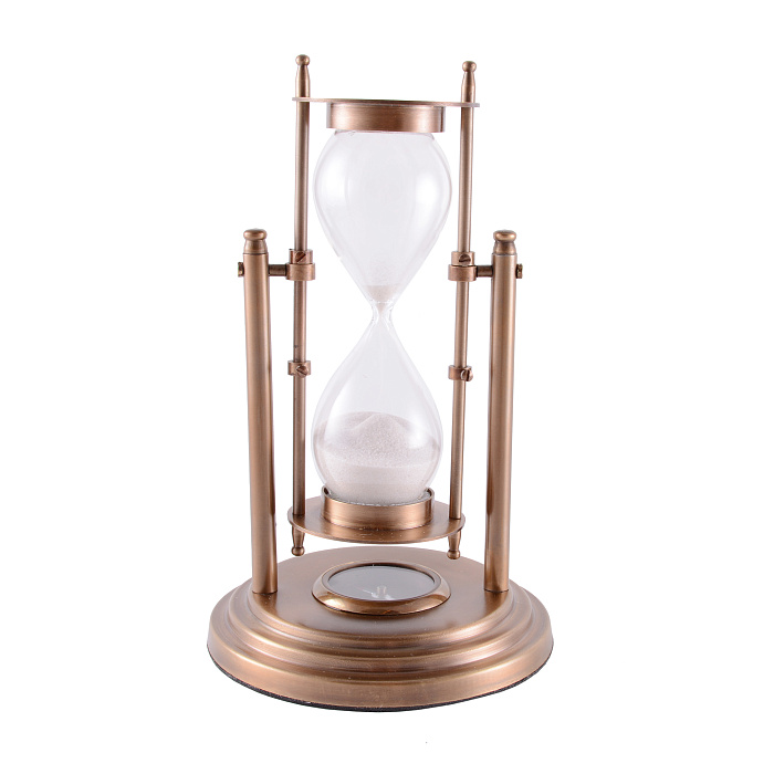 Вращающиеся песочные часы с компасом