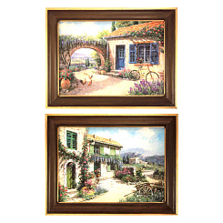 Картины "Деревенские дома"