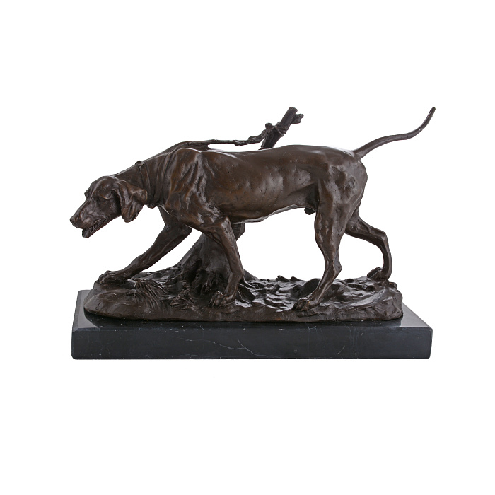 Статуэтка собака привязанная 