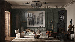 Проект Загородного дома. Эклектика с элементами модерна и классики