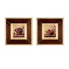 Картина "Корзина с фруктами"