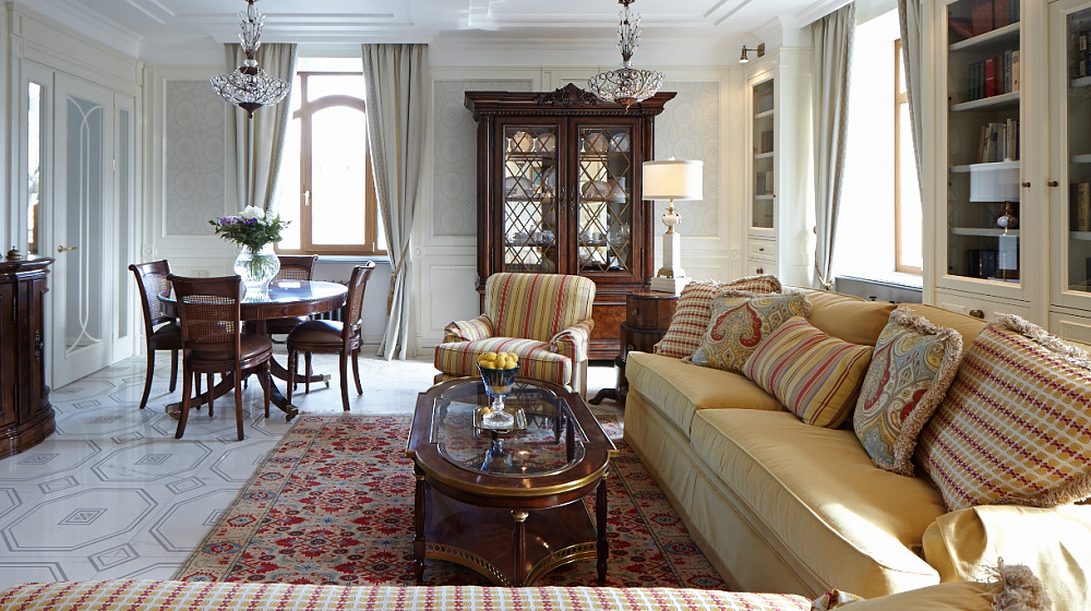 Элегантный интерьер в классическом стиле