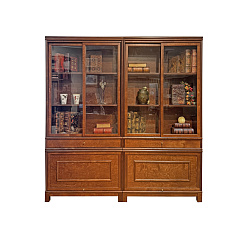 Книжный стеллаж в цвете "тёмный орех" 