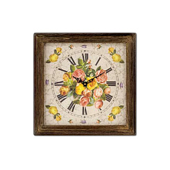 Часы с цветами