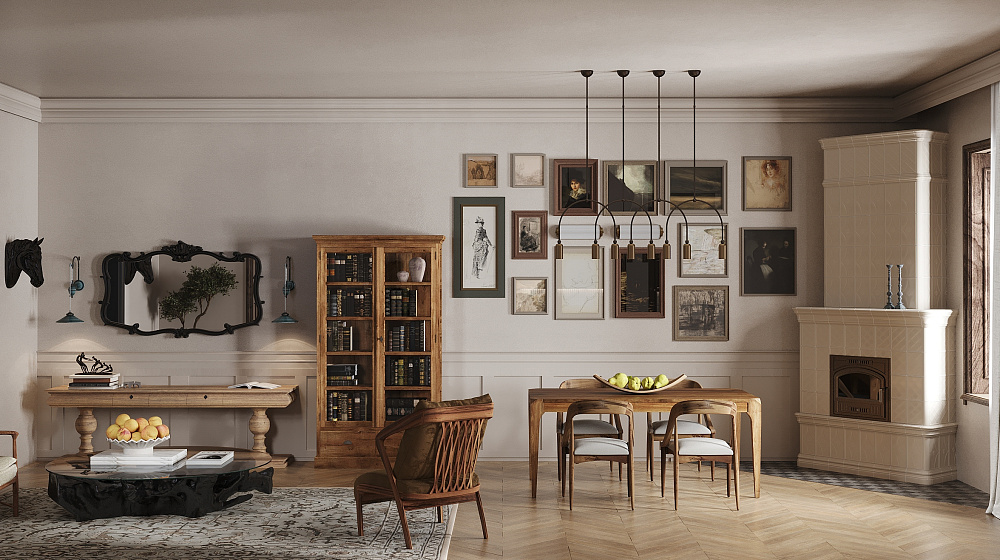 Природа и уют в дизайне загородного дома