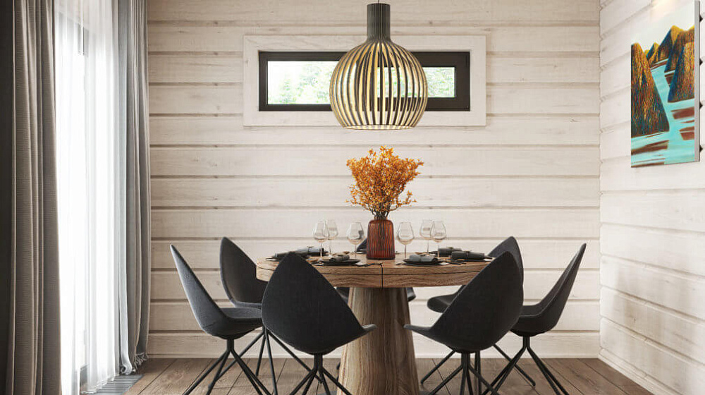 Интерьер дома в п.Рощино