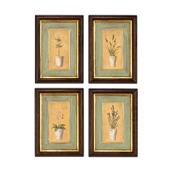 Картины "Цветы в белых горшках"