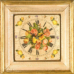 Часы с цветами