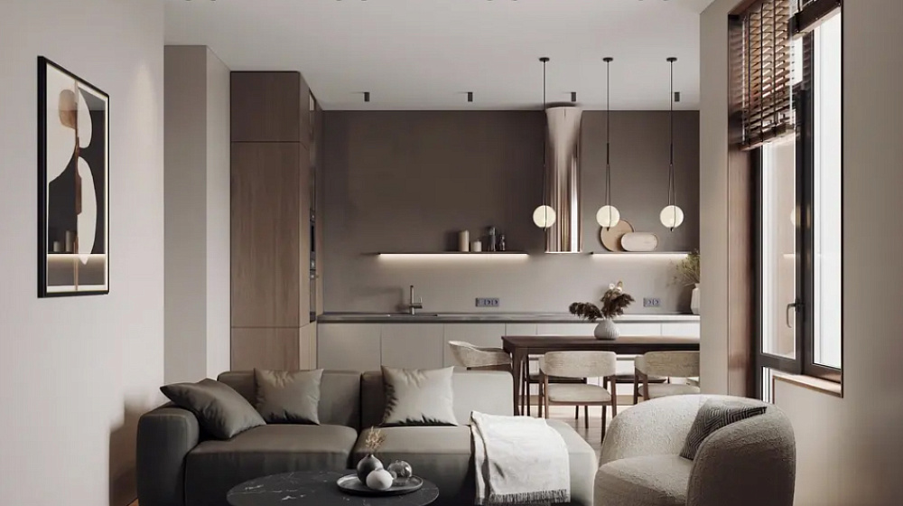 Современная Эстетика в ЖК "Притяжение"