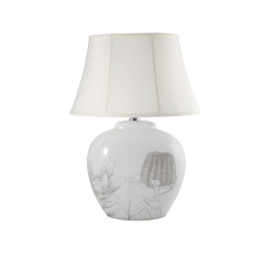 Лампа "Цветы лотоса осенью"