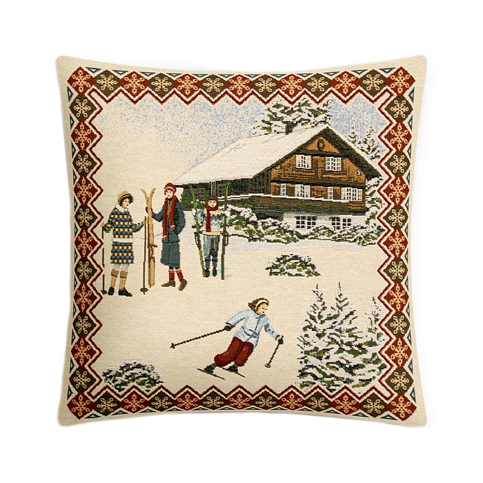 Наволочка "Норвегия. Шале"