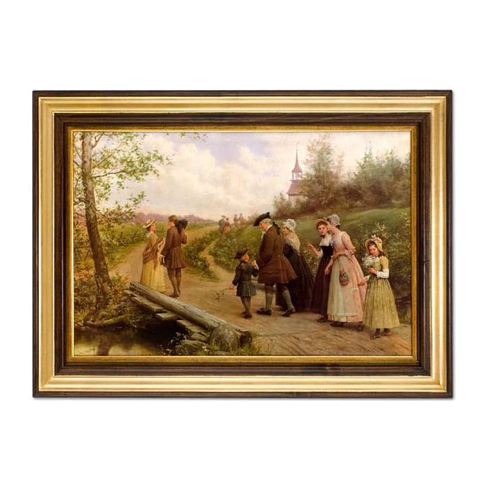 Картина "Воскресное утро"