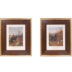 Картины "Охота на лис"