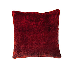 Подушка бордовая