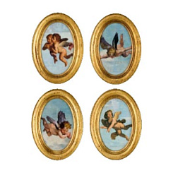 Картина "Ангелы в облаках"