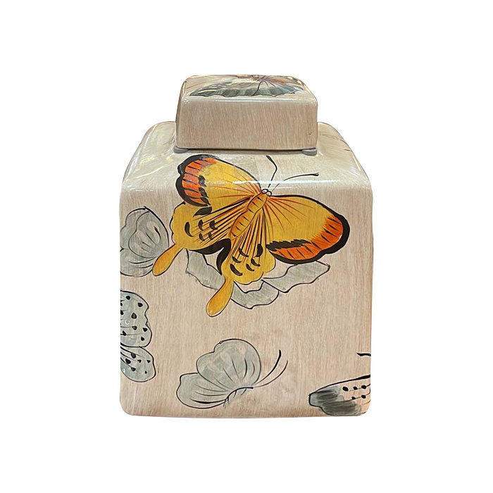 Сосуд "Желтая бабочка"