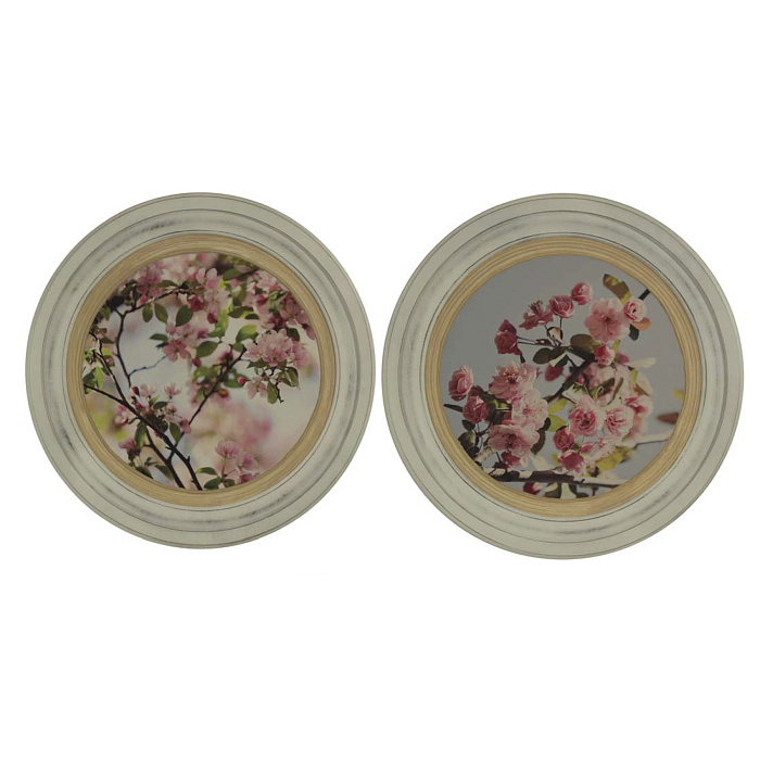 Картина "Розовые цветы персика"