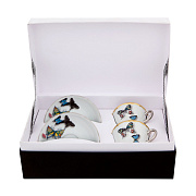 Кофейный набор для двоих "Парад бабочек"