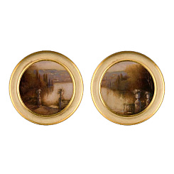 Картины "Флорентийский берег озера"