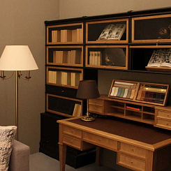 Книжный стеллаж в цвете "мокко+дуб"