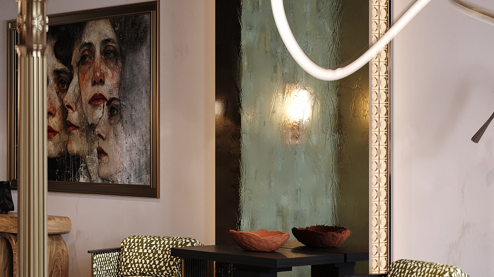 Проект Загородного дома. Эклектика с элементами модерна и классики