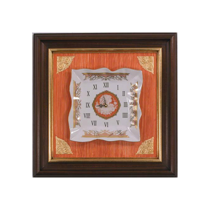 Часы с фарфором