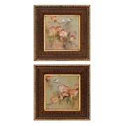 Картина "Цветы и птицы"