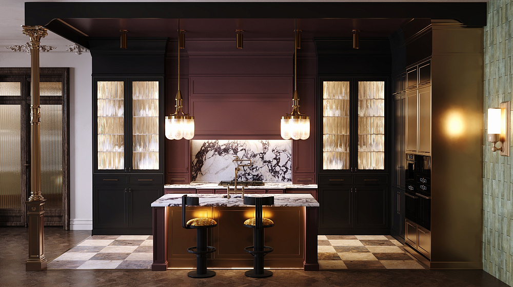 Проект Загородного дома. Эклектика с элементами модерна и классики