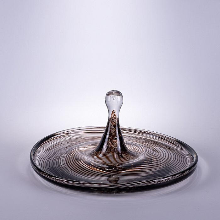 Декоративная тарелка "Капля"