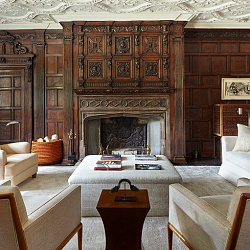 Интерьер дома в английской усадебной манере 