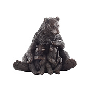 Статуэтка медведь сидящий с медвежатами