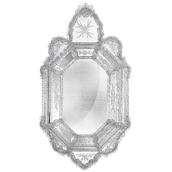 Венецианское зеркало "Ледяные узоры"
