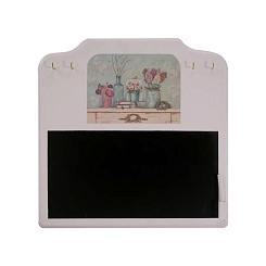 Ключница "Вазы на голубом фоне"