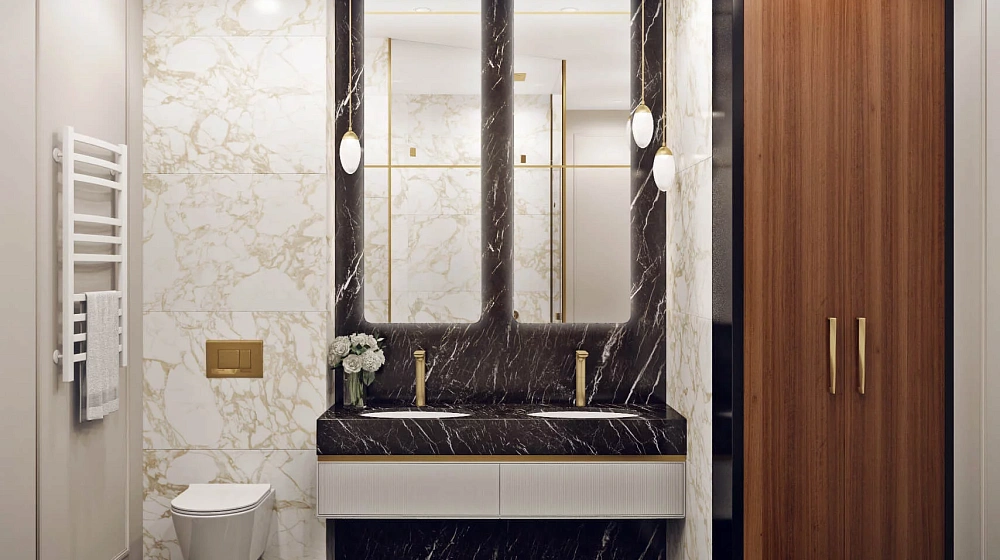 Проект трехкомнатной квартиры ЖК Riverside