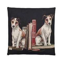 Подушка "Библиотека. Джек Рассел"