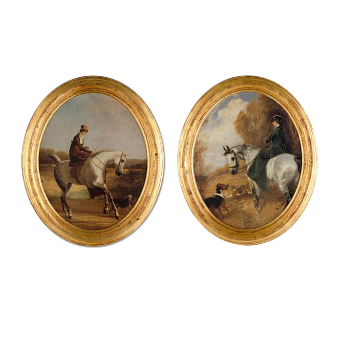 Картина "Леди на лошади"