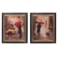 Диптих "Вид города"