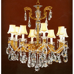 Люстра "Хрустальные капли"