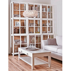 Книжный стеллаж для гостиной в скандинавском стиле