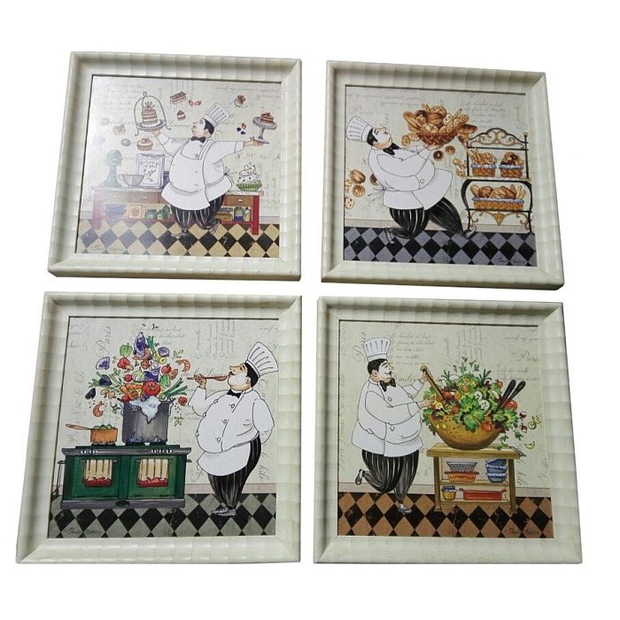 Картина "Веселый итальянский повар"