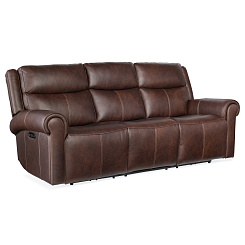 Диван-реклайнер "Оберон" трехместный