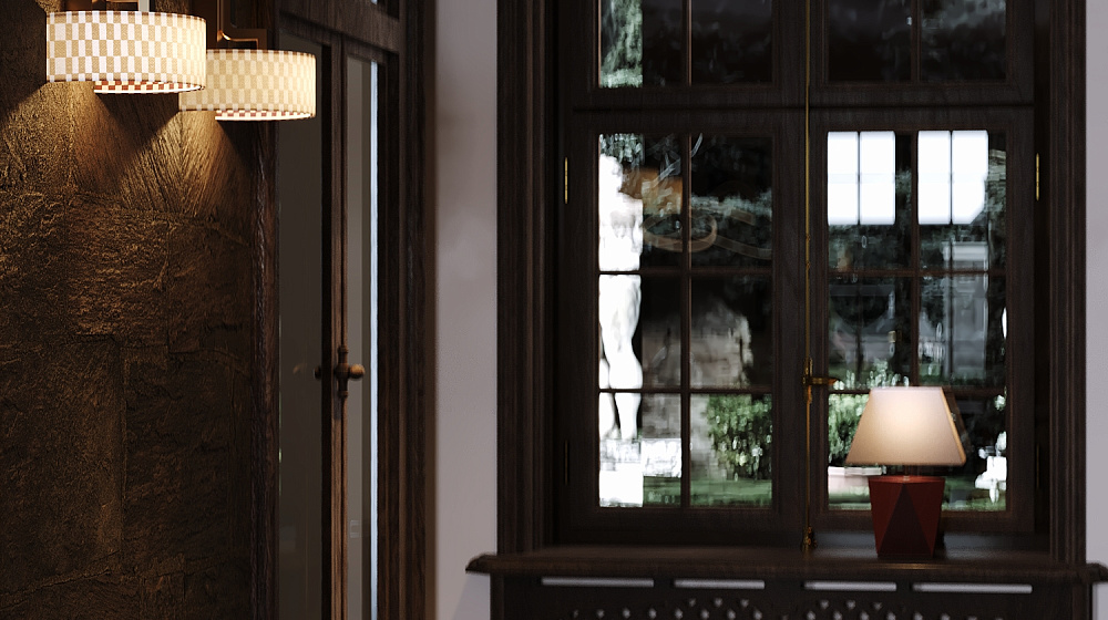 Проект Загородного дома. Эклектика с элементами модерна и классики