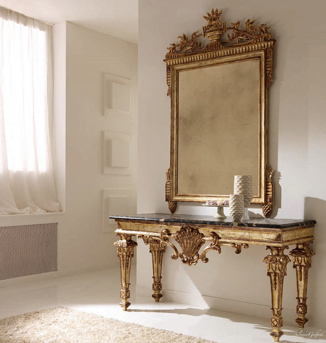 Консоль с зеркалом "Флорентийский шик"