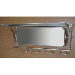 Вешалка настенная с зеркалом