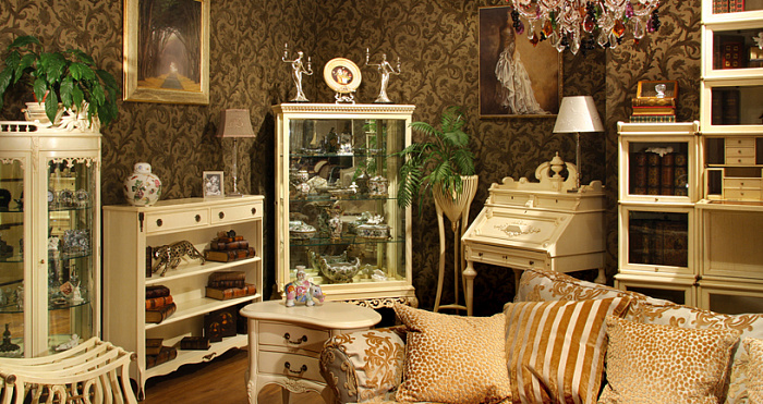 Белая гостиная