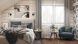 Интерьер дома в п.Рощино