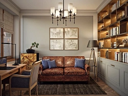 Проект четырехкомнатной квартиры на Крестовском острове