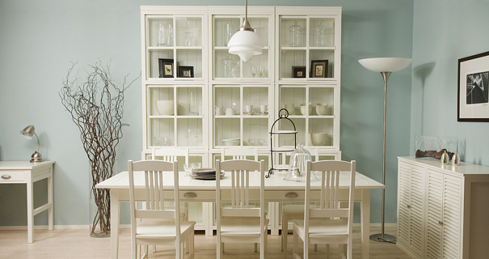Столовая в скандинавском стиле