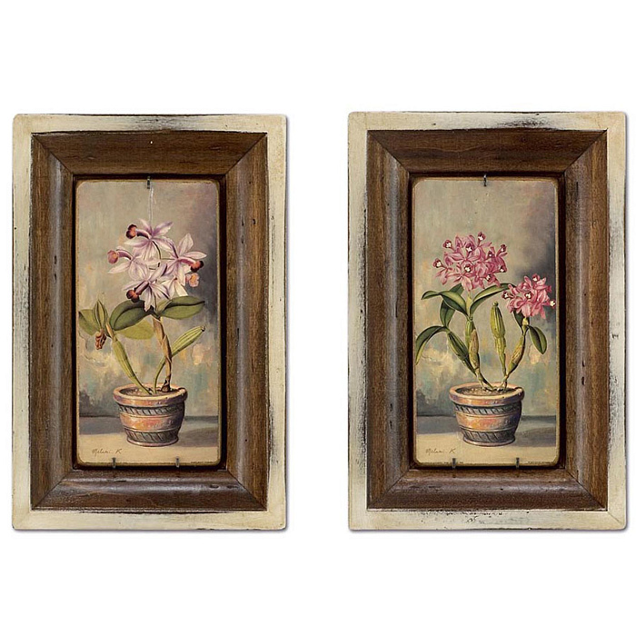 Картины "Цветы в горшочках"